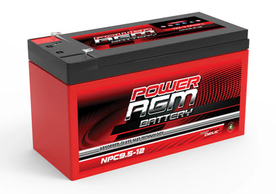 POWER AGM 12 VOLT AGM CYCLIC Battery NPC12V7.5AH