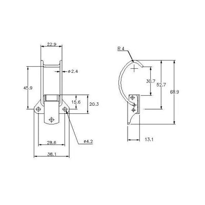 Spring Claw Toggle Latch  - Stainless - 70 Strength (kg)
