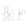 Non-Adjustable Toggle Latch - 300 Strength (kg) - Stainless