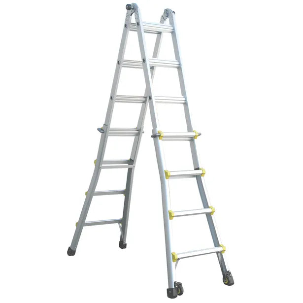 INDALEX 1.3M-4.2M  Industrial Aluminium 150KG Pro Series Telescopic Ladder