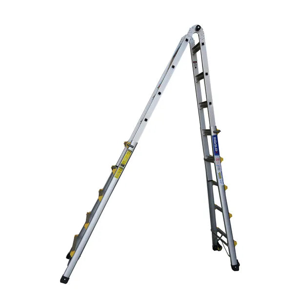 INDALEX 1.6M-5.4M  Industrial Aluminium 135KG Pro Series Telescopic Ladder