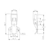 Non-Adjustable Toggle Latch - 300 Strength (kg) - Mild Steel