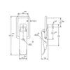 Non-Adjustable Latch - 450 Strength (kg) - Mild Steel