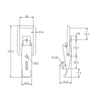 Non-Adjustable Padlockable Latch - 450 Strength (kg) - Mild Steel