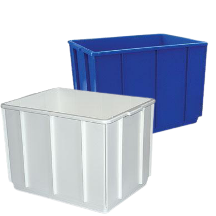 32L Plastic Stacking Bin Container Multi Stacker - 432 x 324 x 305mm ...