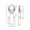 Spring Claw Latch - 64 Strength (kg) - Mild Steel