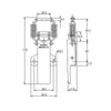 Spring Claw Latch - 45 Strength (kg) - Stainless
