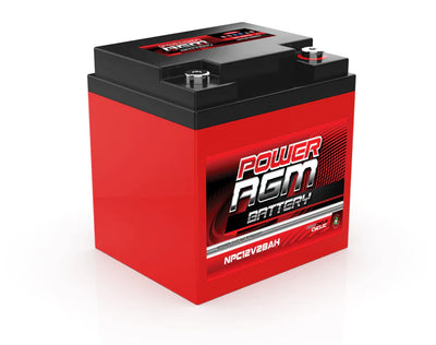 POWER AGM 12 VOLT AGM CYCLIC Battery NPC12V28AH