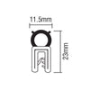 Pinchweld Rubber - Grip Range 0.5 - 4.0mm - 50m Roll 50