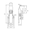 Adjustable Latch - 250 Strength (kg) - Mild Steel
