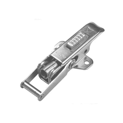 Adjustable Latch with Safety Catch - 500 Strength (kg) -  Stainless