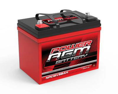 POWER AGM 12 VOLT AGM CYCLIC Battery NPC12V38AH