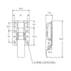 CatchBolt Padlockable - 400 Strength (kg) -  Mild Steel