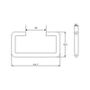 Handle - 150 Strength (kg) -  Stainless