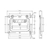 Recessed Spring Loaded Handle - 150 Strength (kg) - Stainless