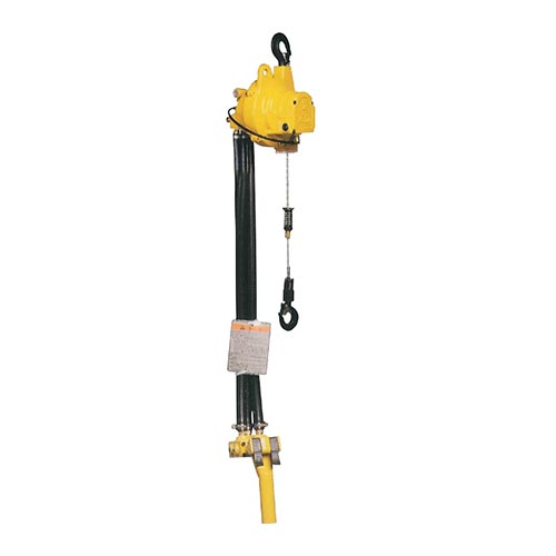 120kg Rated EHW Wire Rope Air Hoists - On Hook Control Type