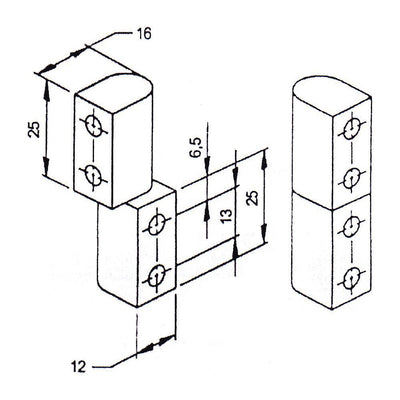 Small Block Hinge