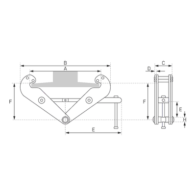 1T BEAM CLAMP  (CB01)