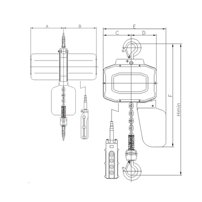 500kg - 2T CRANE ELECTRIC HOIST