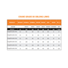 8 - 16mm Oblong Link