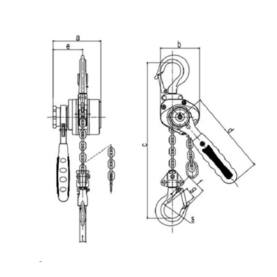 KX LEVER BLOCK (B) (250kg - 1.5T Capacity)