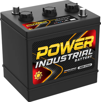 POWER INDUSTRIAL FLOODED 6 VOLT DEEP CYCLE STARTING BATTERY 110AH