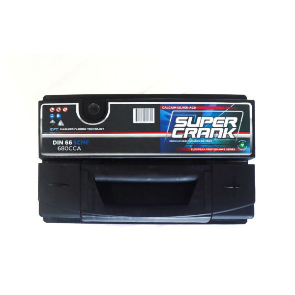 Super Crank European Series Battery DIN66R-SCMF 680 CCA