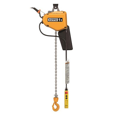 EQS Single Phase Electric Chain Hoist – Dual Speed with Inverter  (500kg – 1T Capacity)
