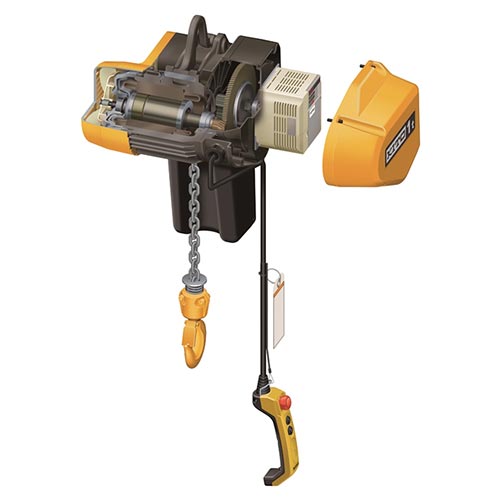 EQS Single Phase Electric Chain Hoist – Dual Speed with Inverter  (500kg – 1T Capacity)
