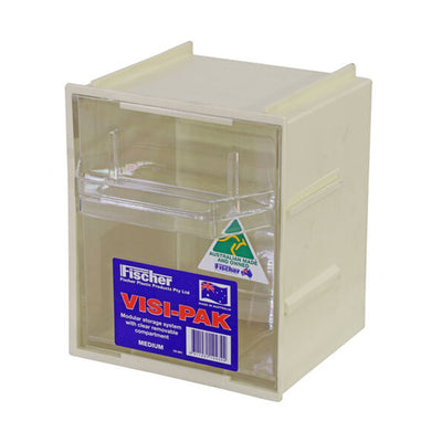 Fischer VisiPak Storage Drawer - 154 x 126 x 182mm