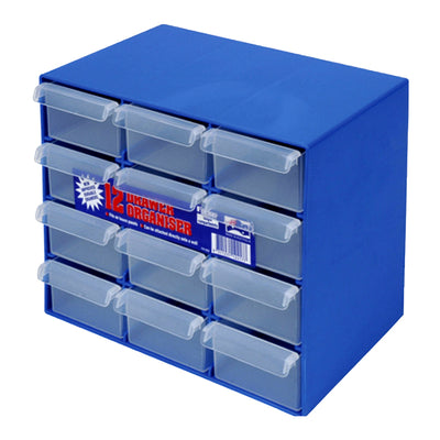 Fischer Storage Drawer Organiser - 12 Drawer