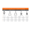 GRADE 100 Chain Sling 13MM X 2 LEG 2.0 - 4.0M