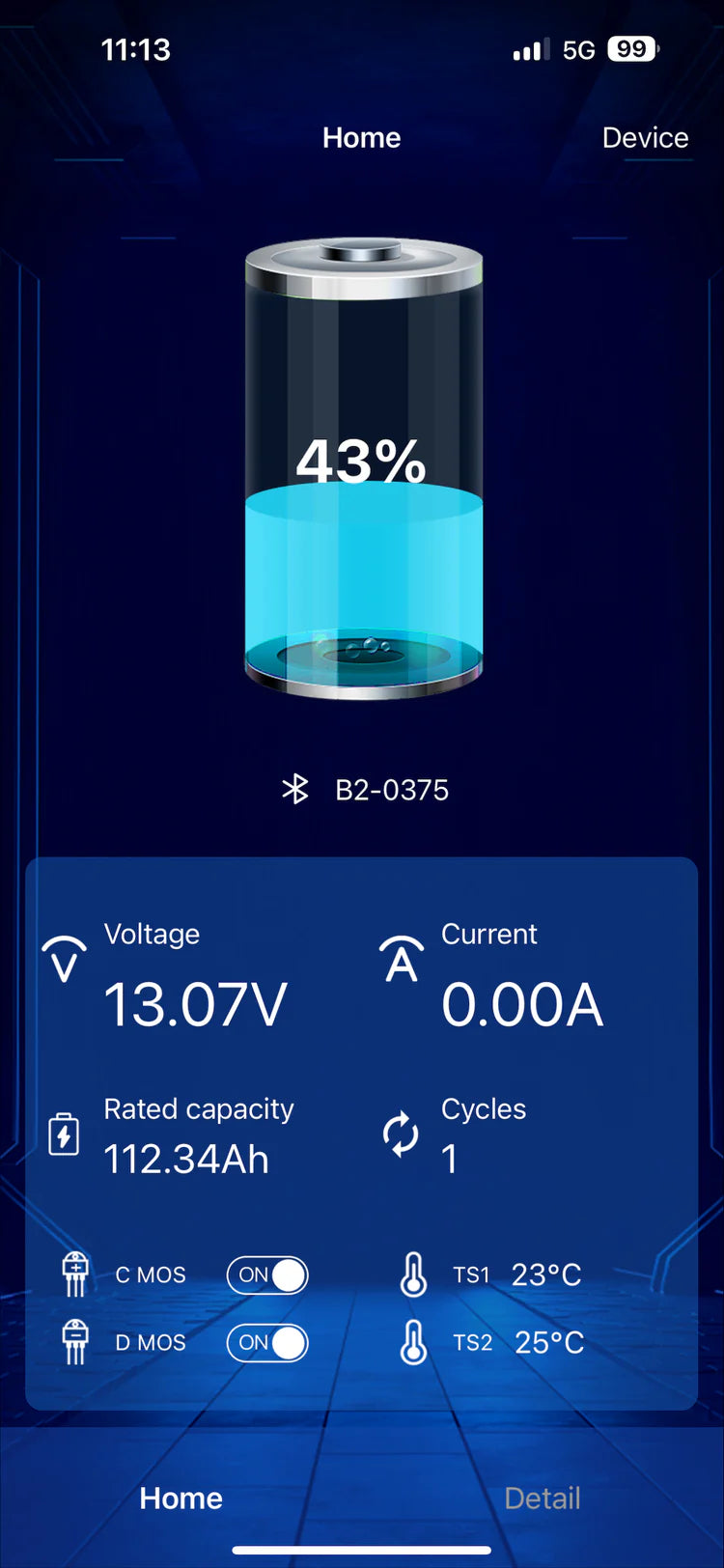 POWER LITHIUM 12.8V 110AH DEEP CYCLE BATTERY WITH BLUETOOTH