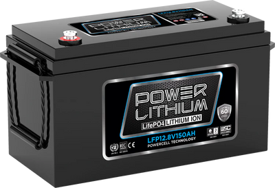 POWER LITHIUM 12.8V 150AH DEEP CYCLE BATTERY