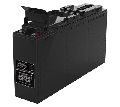 POWER LITHIUM 12.8V 225AH FRONT TERMINAL DEEP CYCLE BATTERY