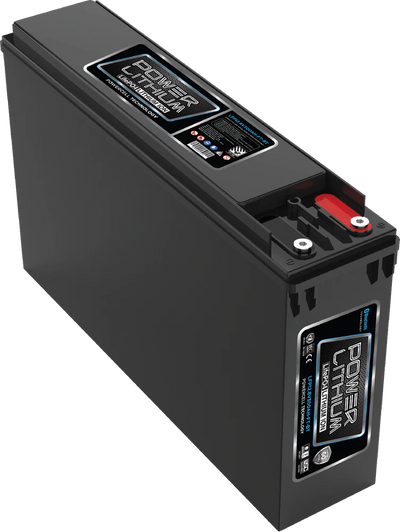 POWER LITHIUM 12.8V 300AH FRONT TERMINAL DEEP CYCLE BATTERY WITH BLUETOOTH