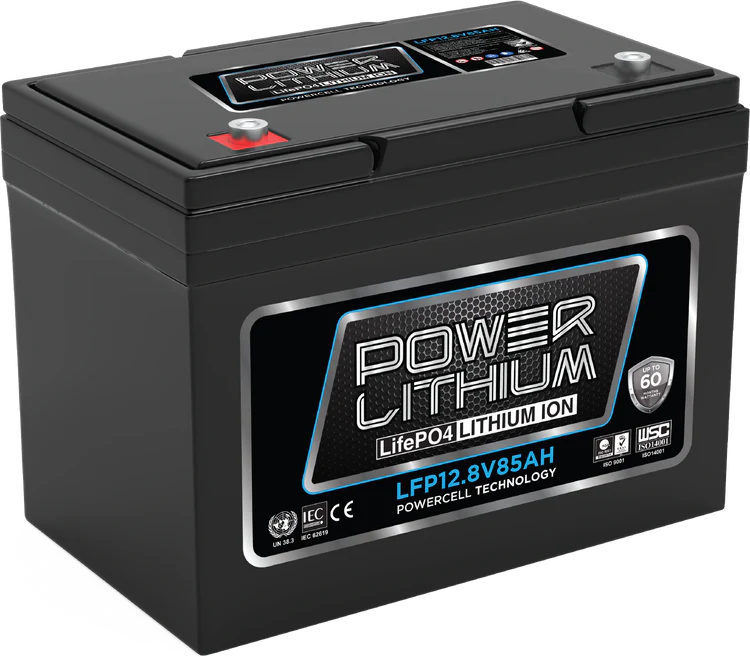 POWER LITHIUM 12.8V 85 AH DEEP CYCLE BATTERY