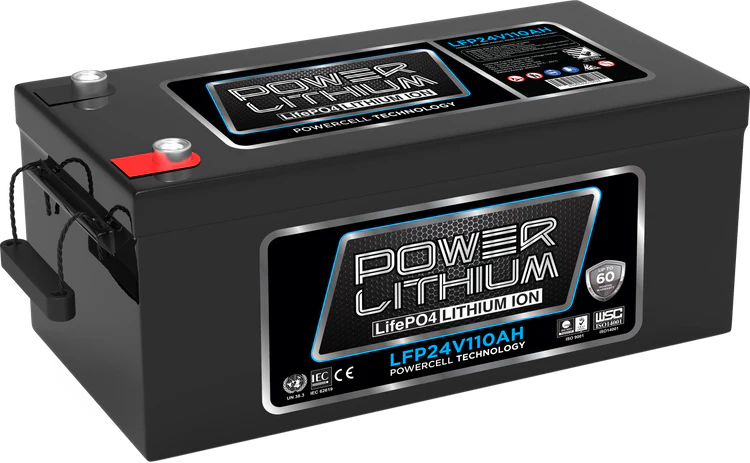 POWER LITHIUM 25.6V 110AH DEEP CYCLE BATTERY