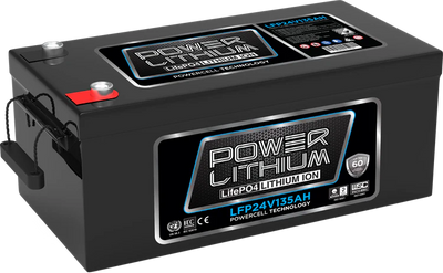 POWER LITHIUM 25.6V 135AH DEEP CYCLE BATTERY