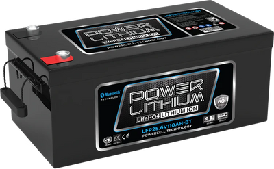 POWER LITHIUM 25.6V 110AH DEEP CYCLE BATTERY WITH BLUETOOTH