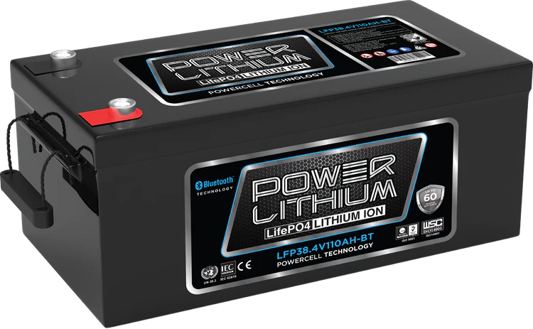 POWER LITHIUM 38.4V 110AH DEEP CYCLE BATTERY