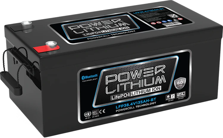 POWER LITHIUM 38.4V 135AH DEEP CYCLE BATTERY WITH BLUETOOTH