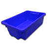 32L Food Grade Plastic Industrial Stack & Nest Container - 645 x 413 x 210mm