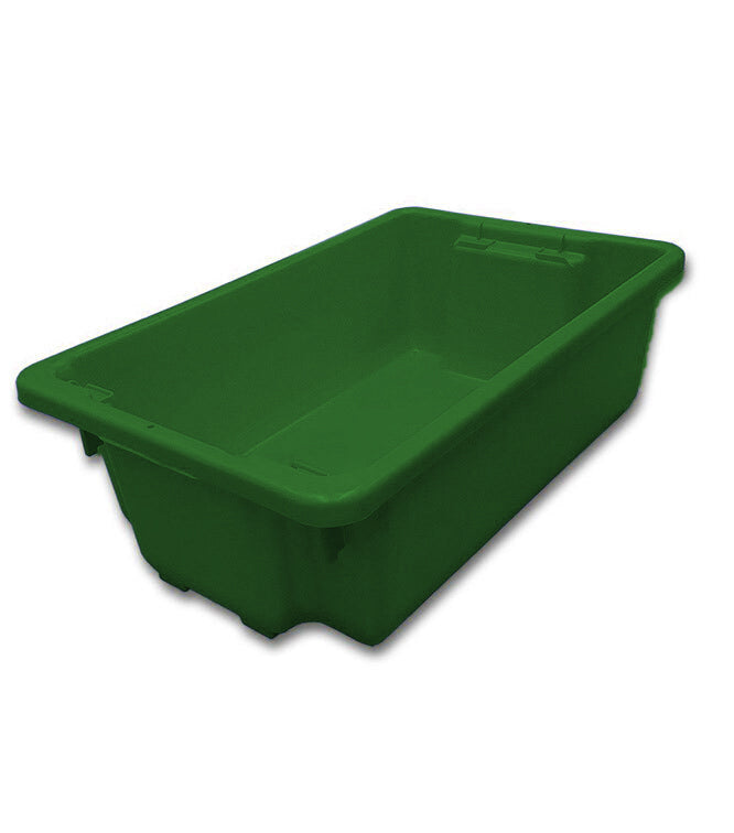 32L Food Grade Plastic Industrial Stack & Nest Container - 645 x 413 x 210mm