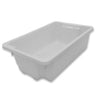 32L Food Grade Plastic Industrial Stack & Nest Container - 645 x 413 x 210mm
