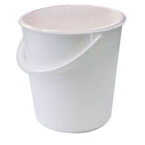 13.6L Nally Plastic Industrial Round Bucket - 300 x 295mm