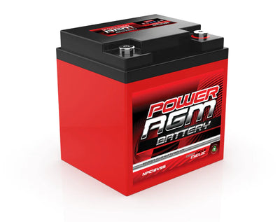 POWER AGM 12 VOLT AGM CYCLIC Battery NPC12V55AH