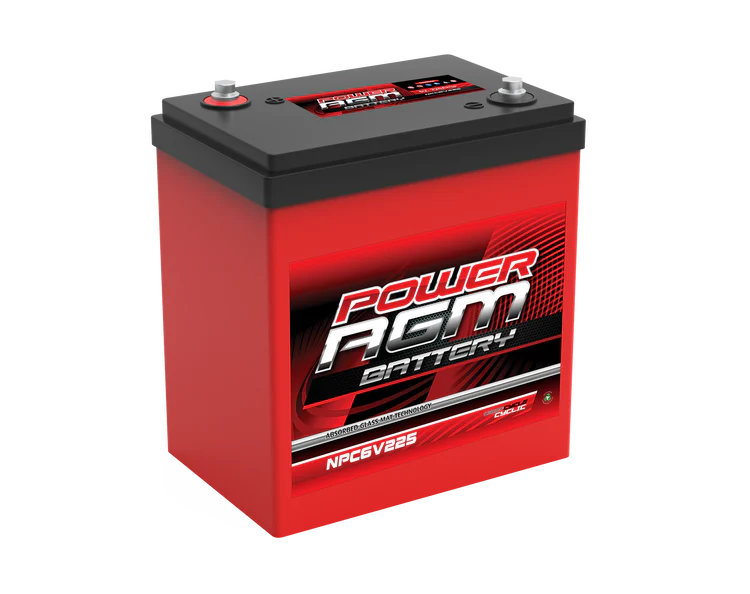 POWER AGM 6 VOLT AGM CYCLIC Battery NPC6V225AH