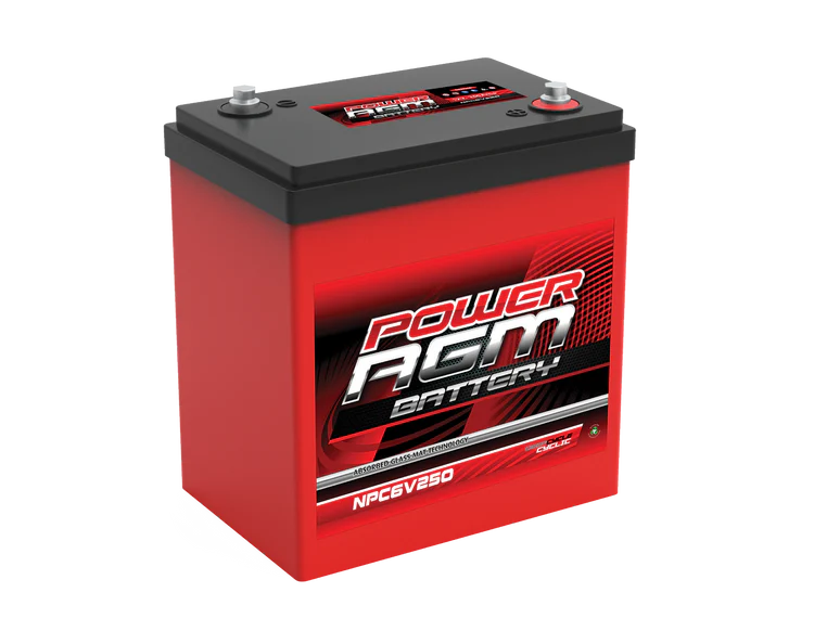 POWER AGM 6 VOLT AGM CYCLIC Battery NPC6V250AH