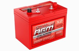 DUAL PURPOSE AGM DEEP CYCLE STARTING Battery NPCDP12VDCNX120-7L